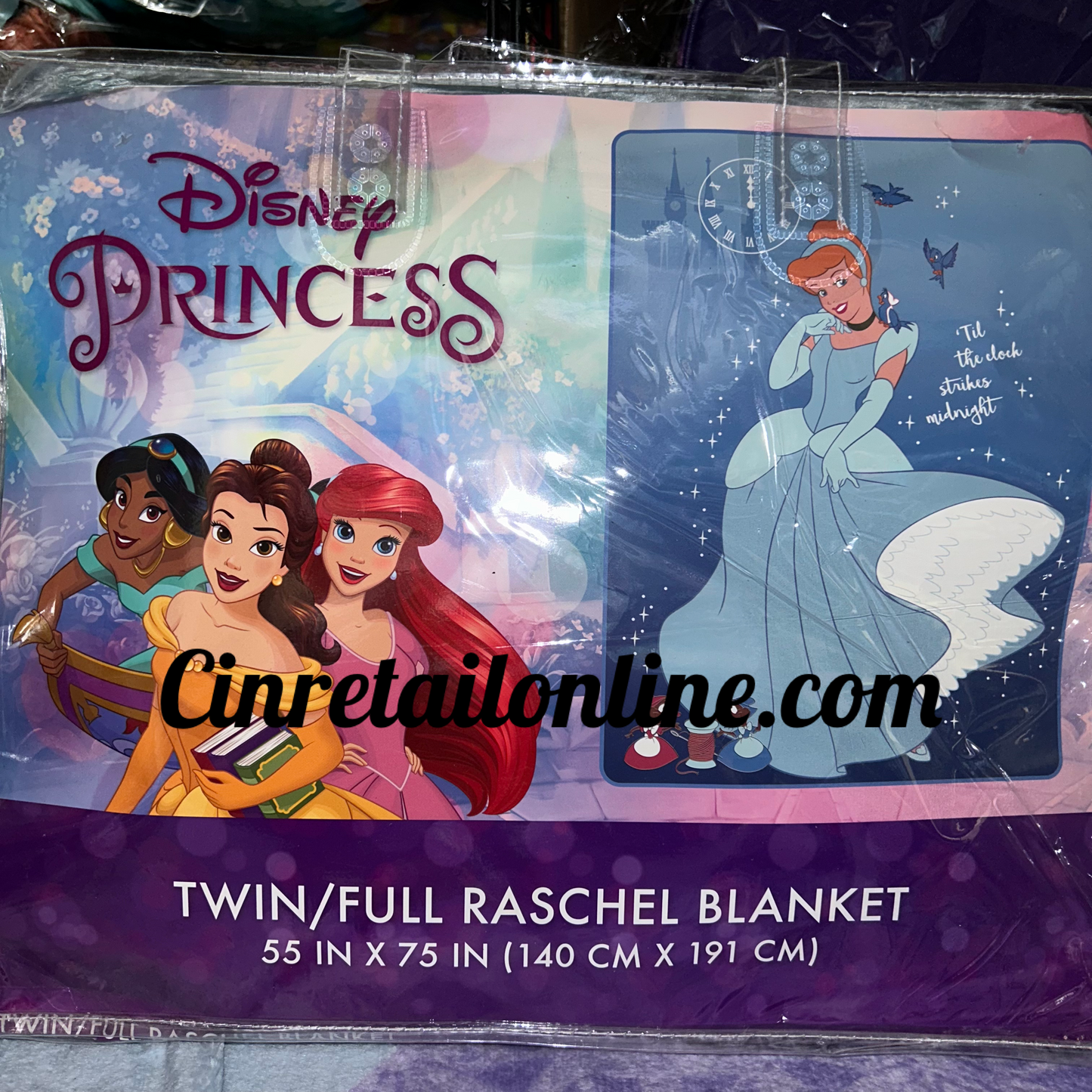 Cinderella twin/full blanket