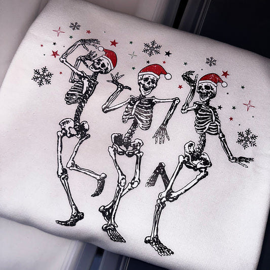 Dancing Santa Skeletons