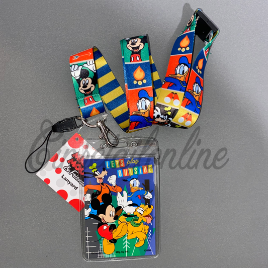 Mickey and friends Lanyard