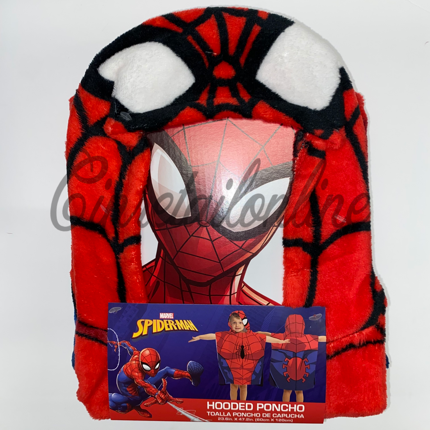 Spider-Man warm hooded poncho