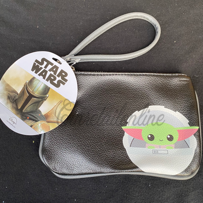 Baby Yoda backpack and wristlet