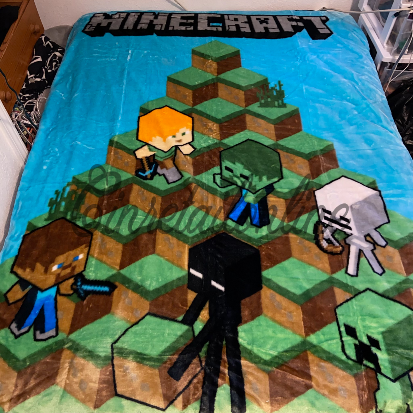 Mine Craft blanket