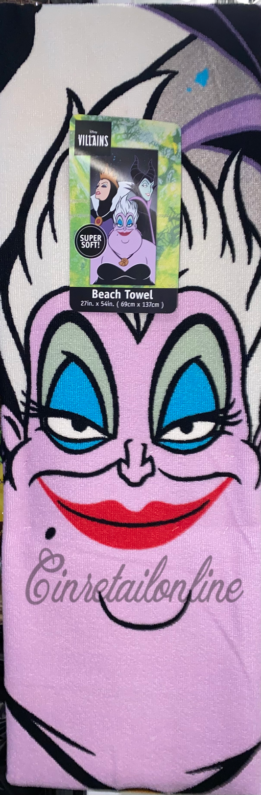 Villains beach towel