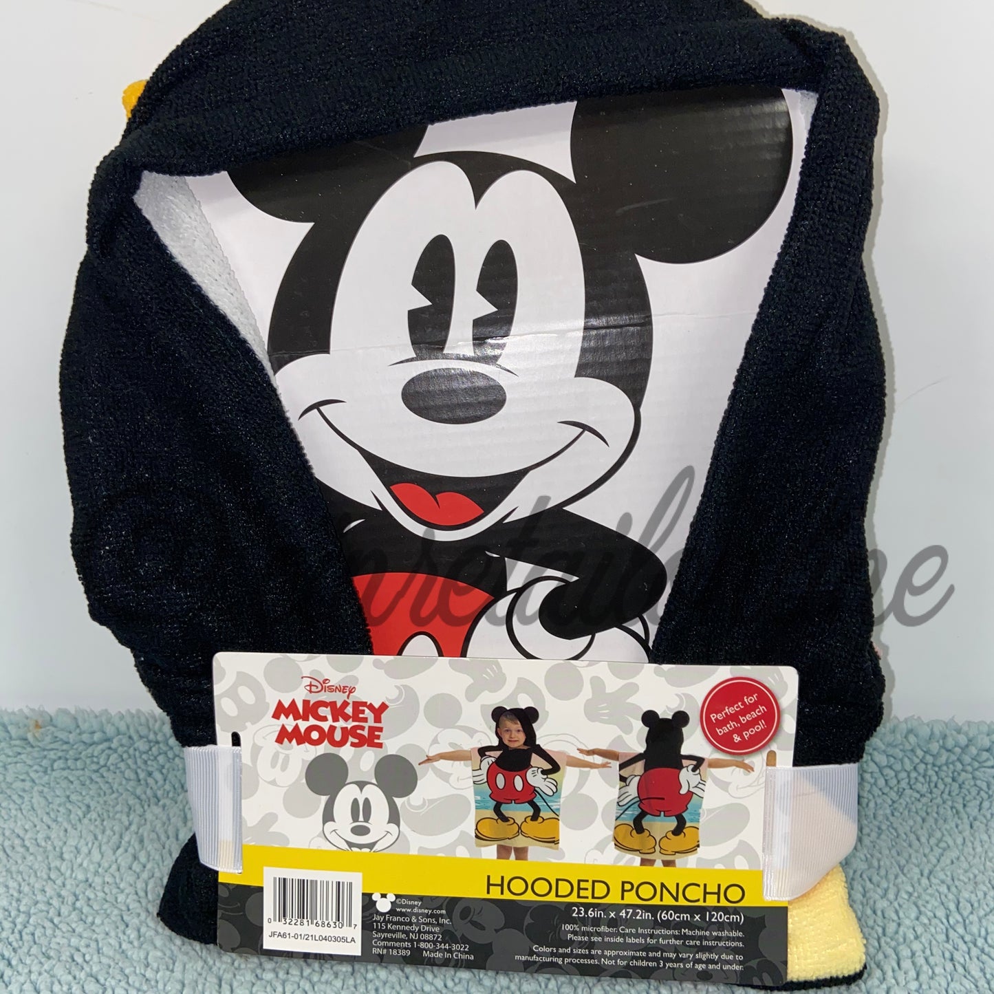 Mickey Mouse poncho towel