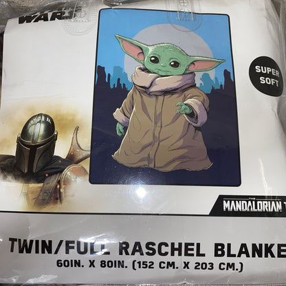 Baby Yoda twin/ full blanket