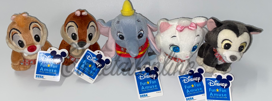 Dumbo, Marie and friend, Chip and Dale