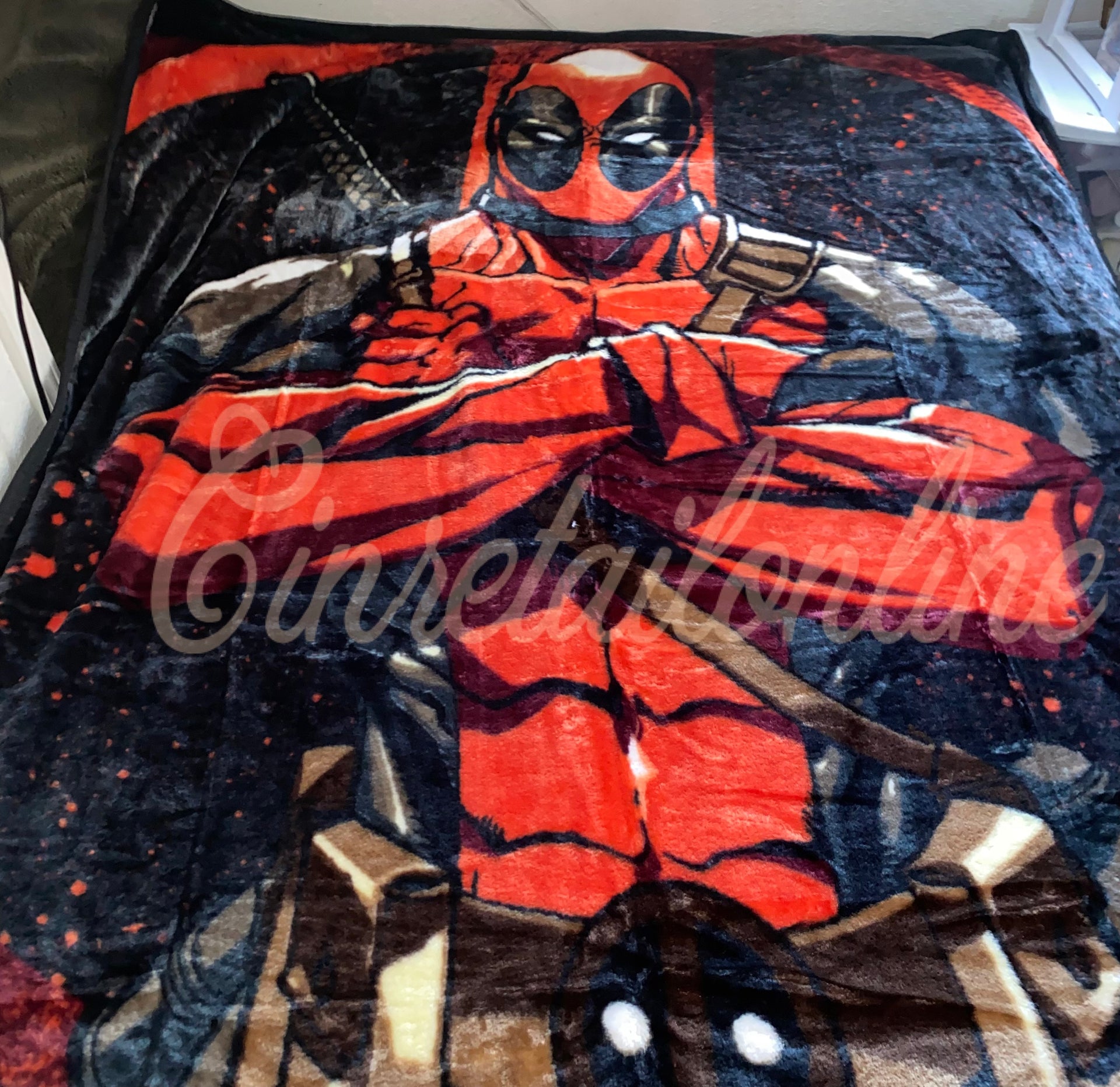 Deadpool Blanket- Officially Licensed Deadpool Merchandise