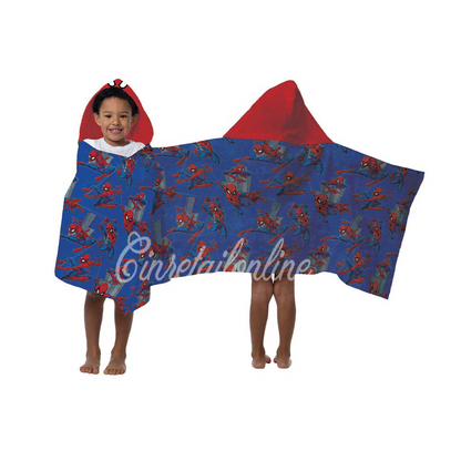 Spider-Man kids hooded blanket