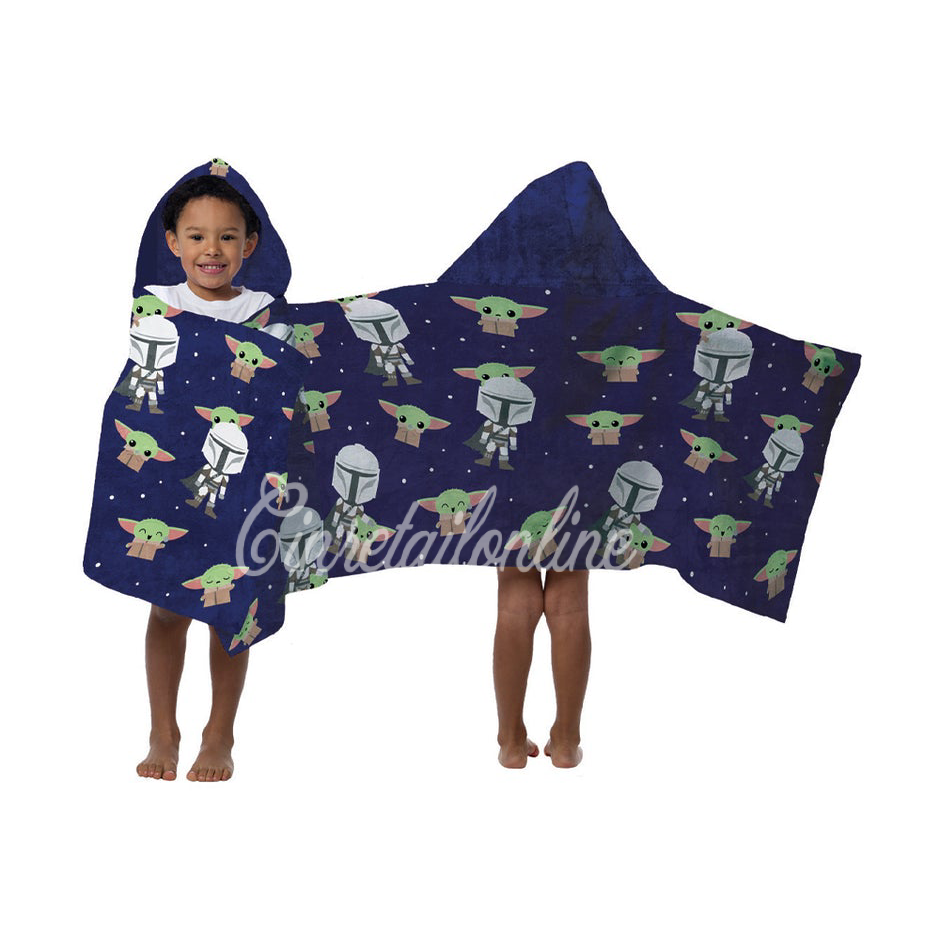 Baby yoda Hooded blanket